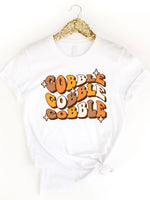 Gobble Gobble Gobble Retro Graphic Tee