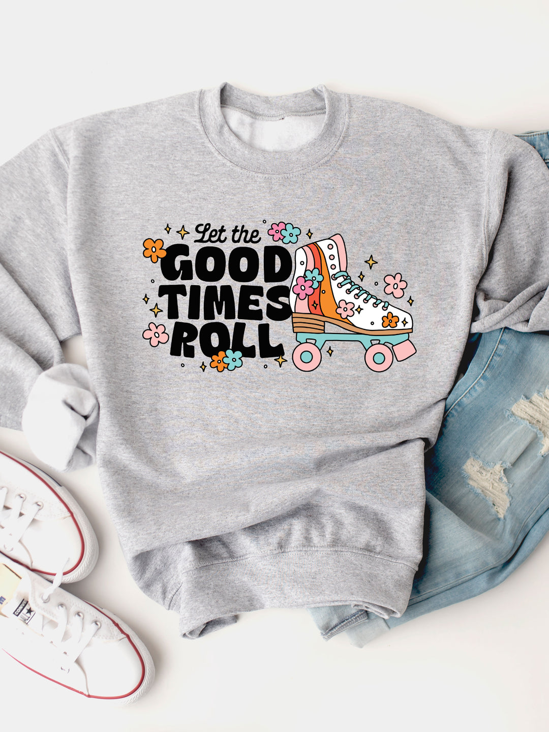 Let the Good Times Roll Graphic Sweatshirt