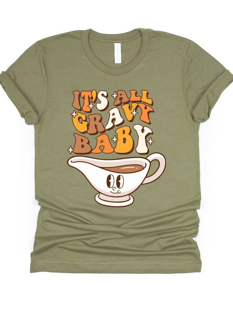 It's All Gravy Baby Retro Graphic Tee