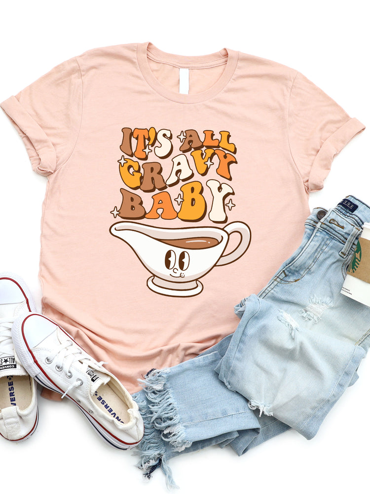 It's All Gravy Baby Retro Graphic Tee