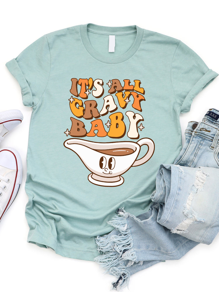 It's All Gravy Baby Retro Graphic Tee
