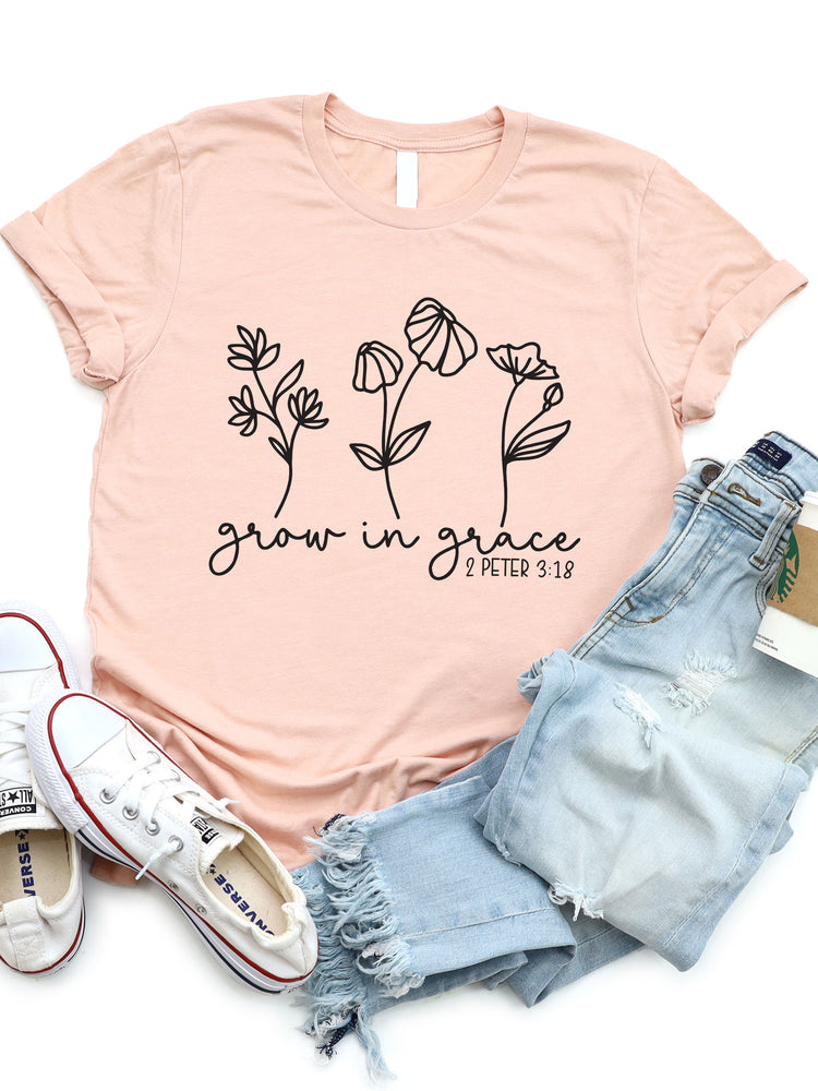 Grow in Grace Graphic Tee