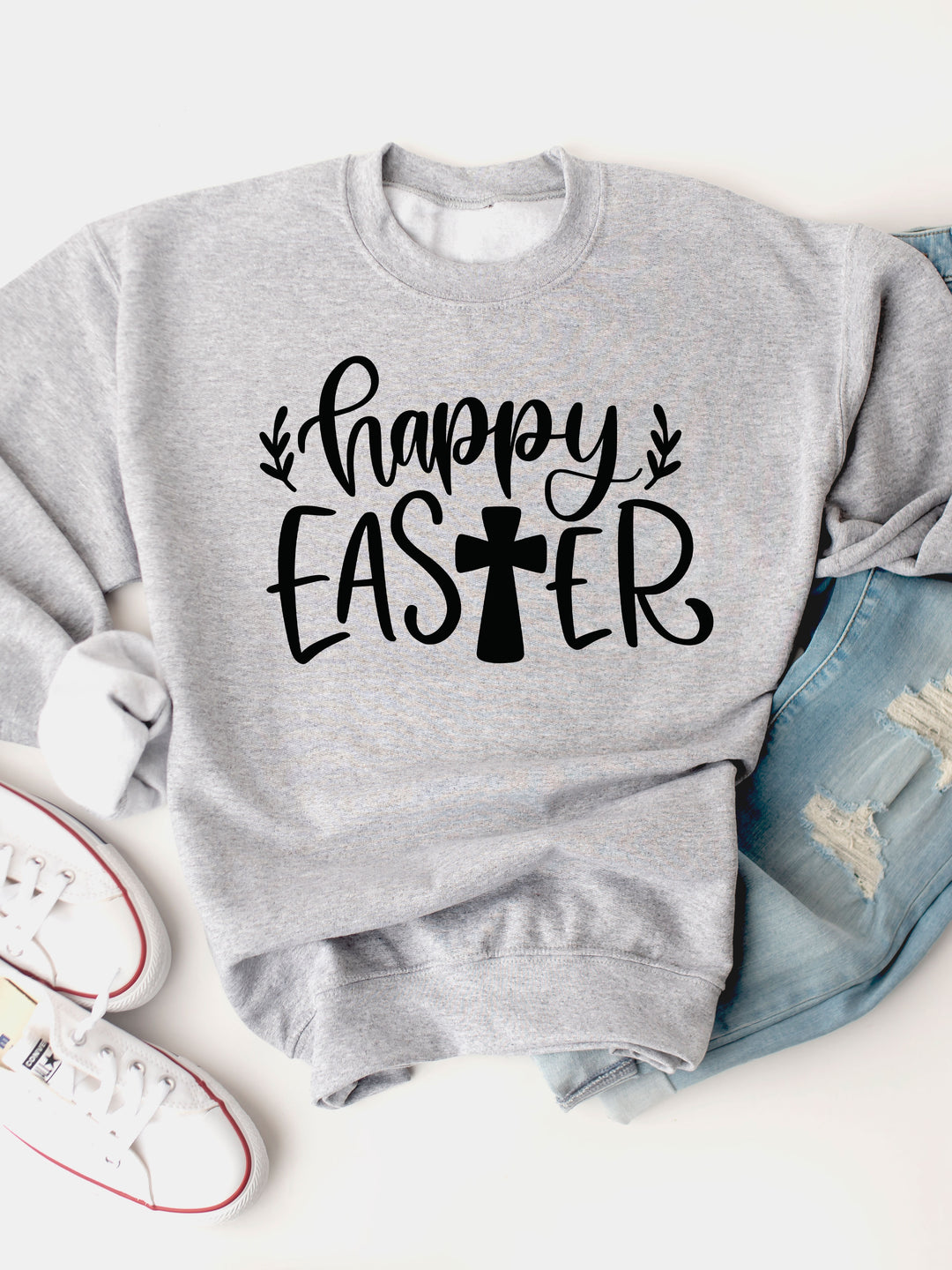 Happy Easter Graphic Sweatshirt