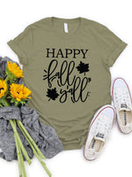 Happy Fall Y'all Graphic Tee