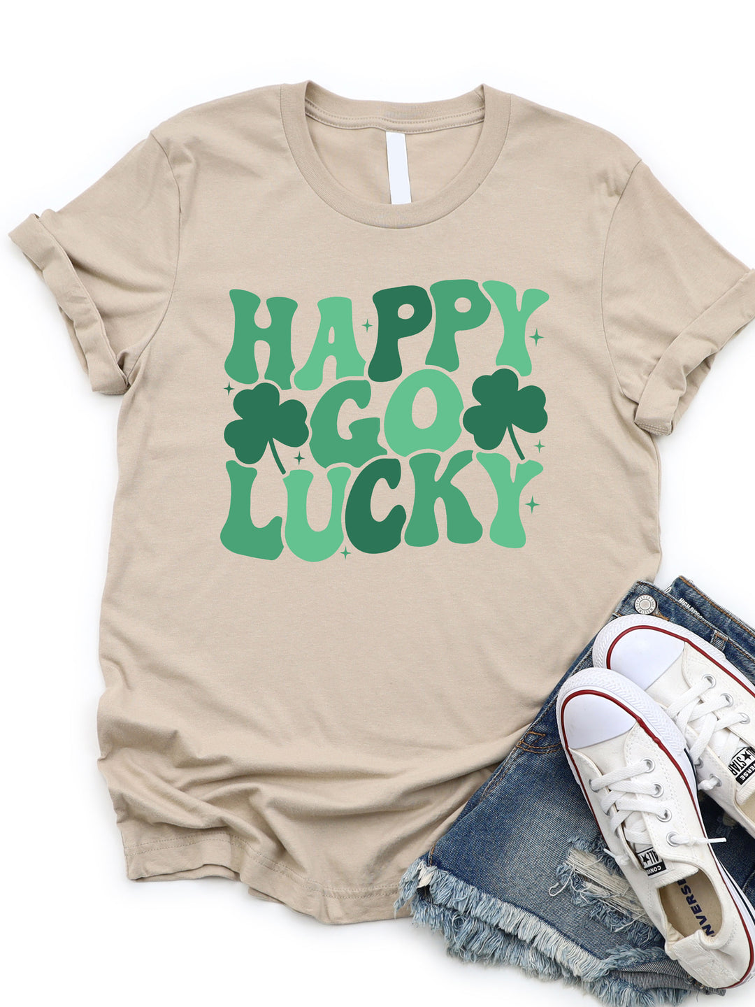 Happy Go Lucky Graphic Tee