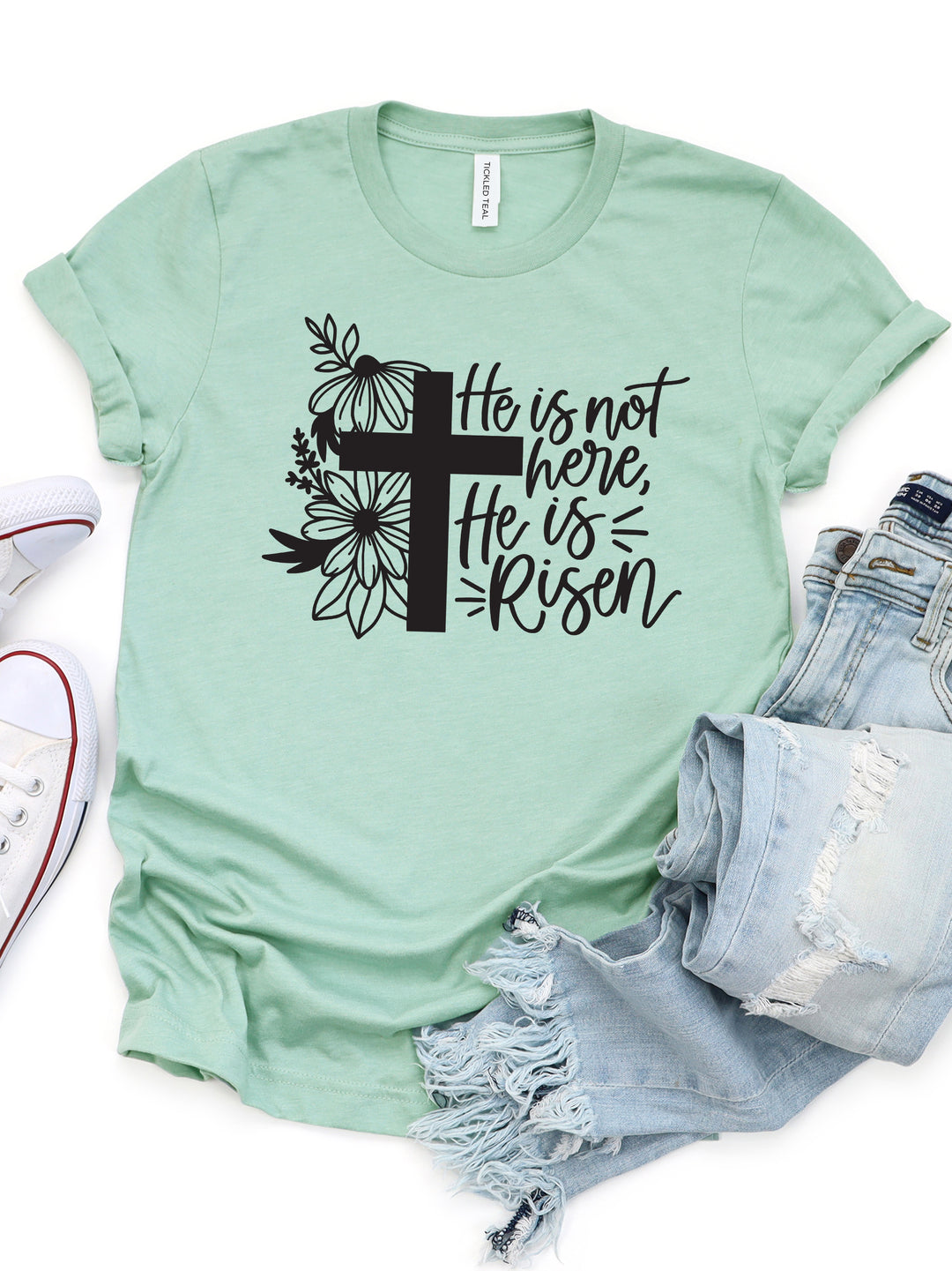 He is not here, He is risen Graphic Tee