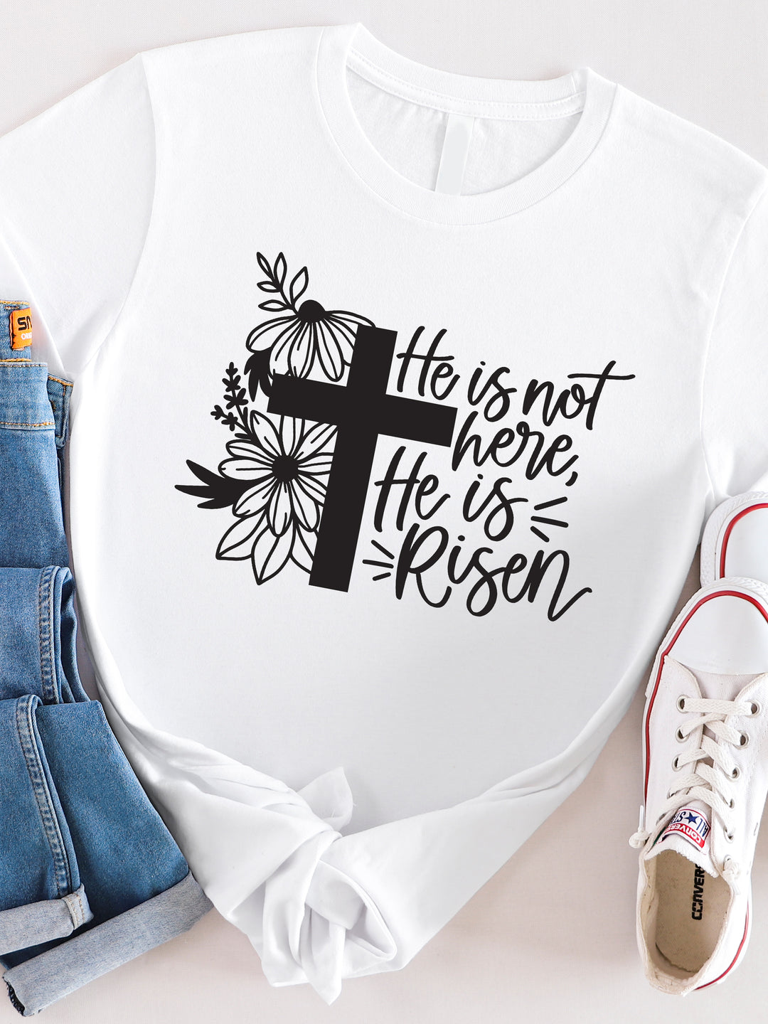 He is not here, He is risen Graphic Tee