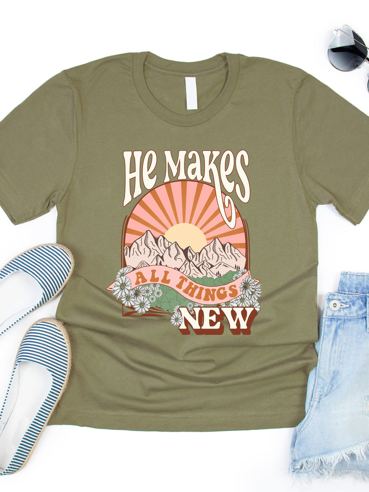 He Makes All Things New Graphic Tee