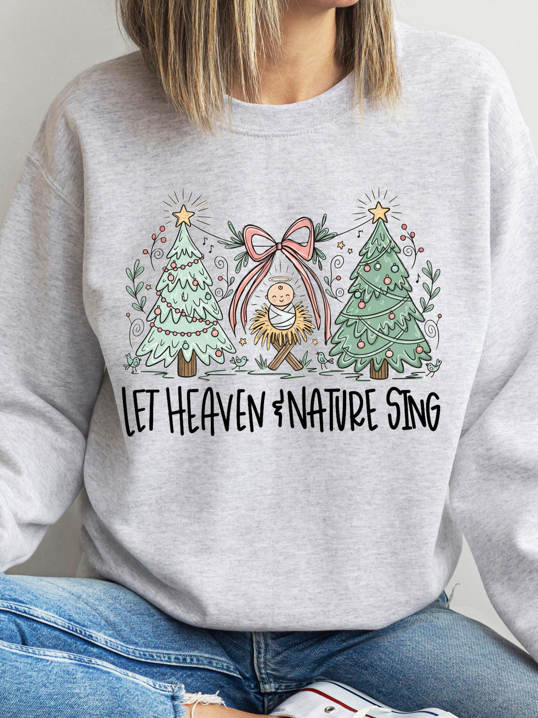 Heaven and Nature Sing Graphic Sweatshirt