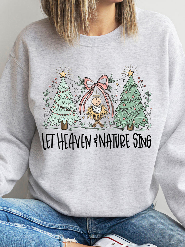 Heaven and Nature Sing Graphic Sweatshirt