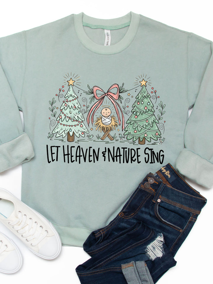Heaven and Nature Sing Graphic Sweatshirt