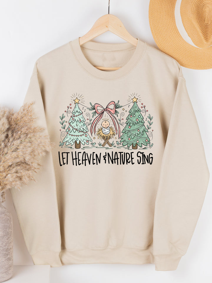 Heaven and Nature Sing Graphic Sweatshirt