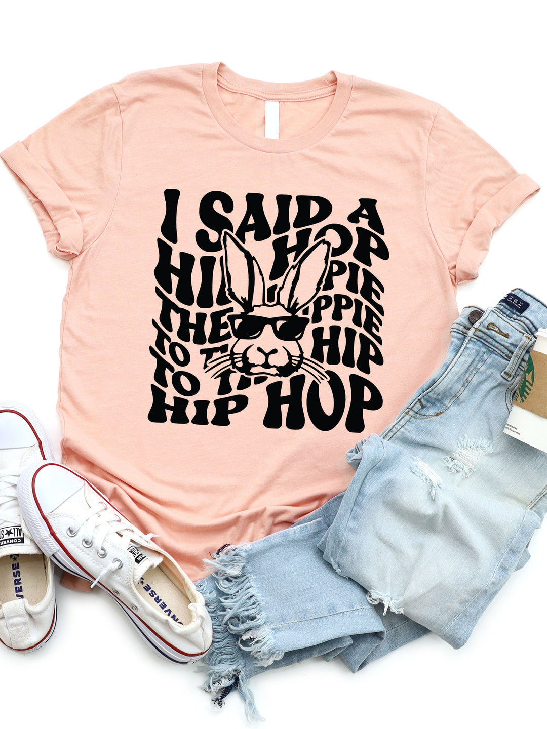 To the Hip Hip Hop Bunny Graphic Tee