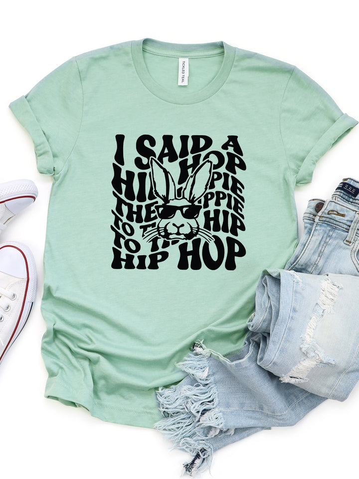 To the Hip Hip Hop Bunny Graphic Tee