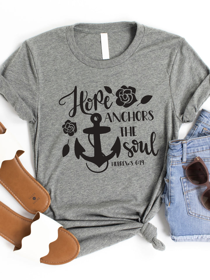 Hope anchors the soul Graphic Tee