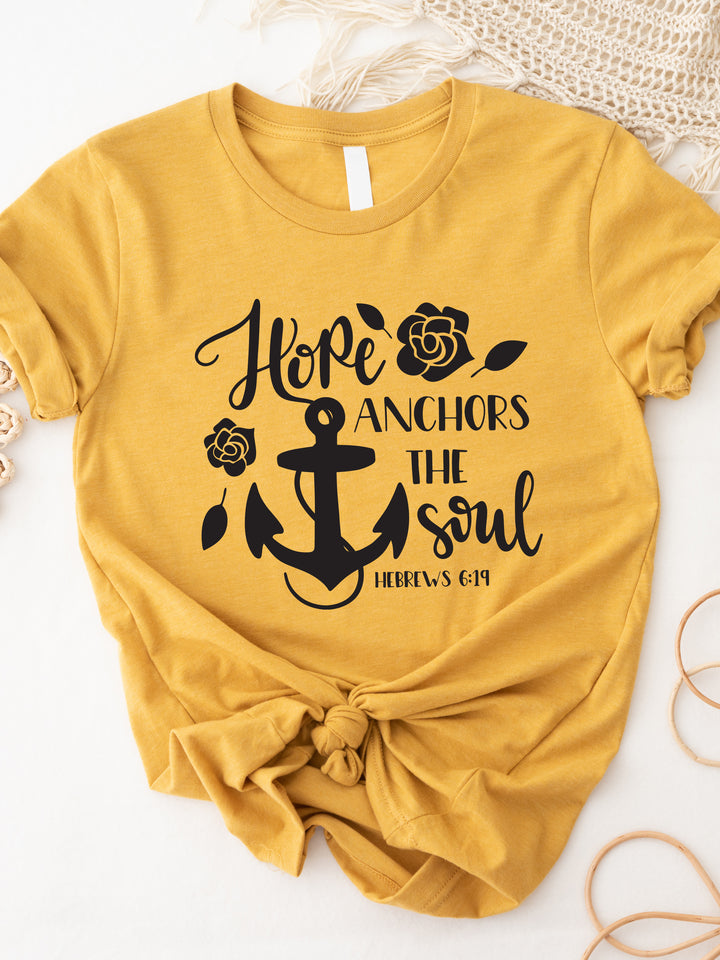 Hope anchors the soul Graphic Tee