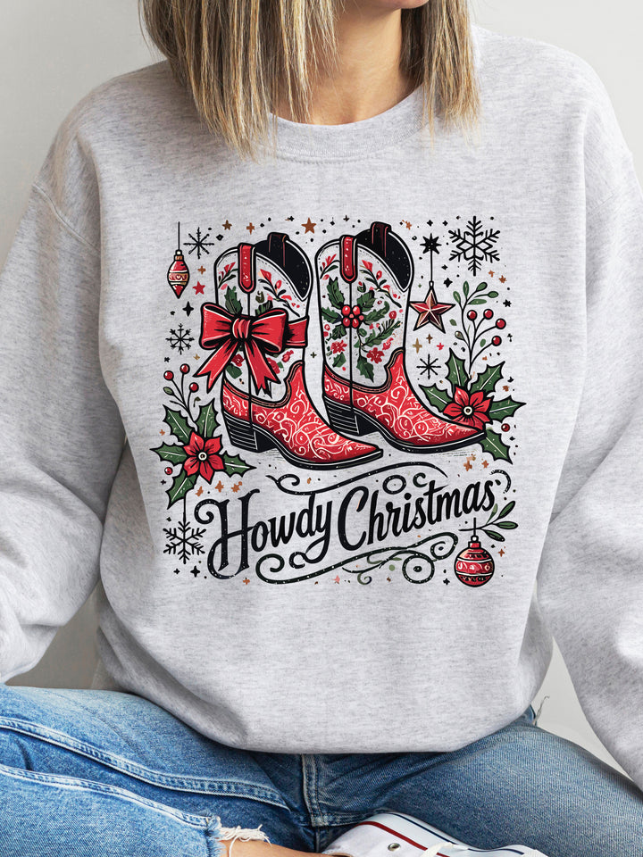 Howdy Christmas Graphic Sweatshirt