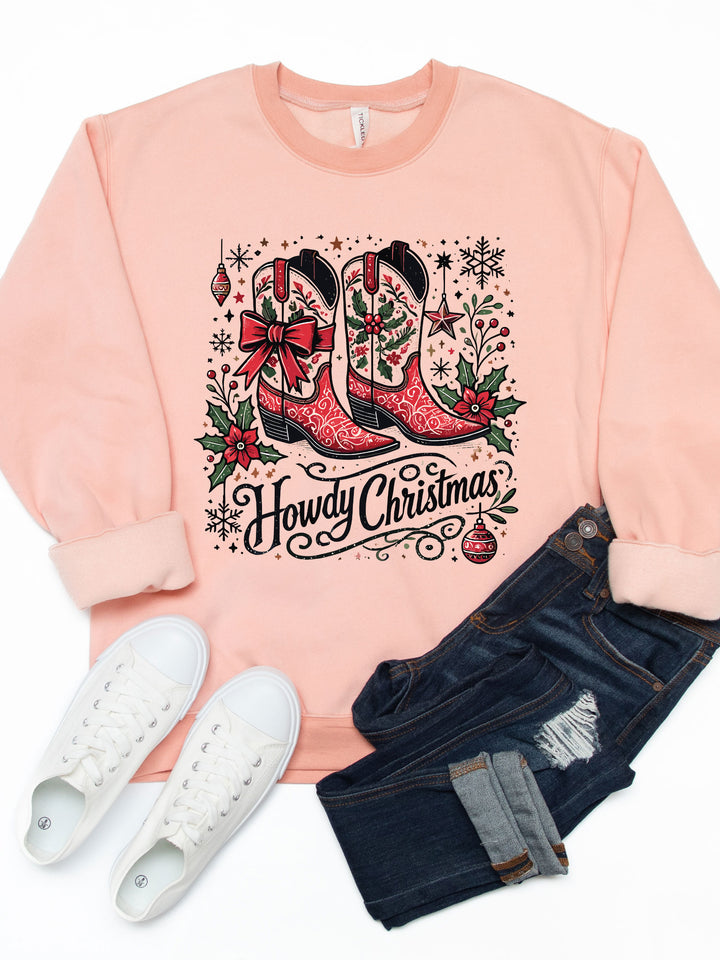 Howdy Christmas Graphic Sweatshirt