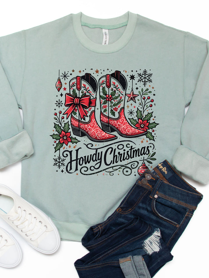 Howdy Christmas Graphic Sweatshirt