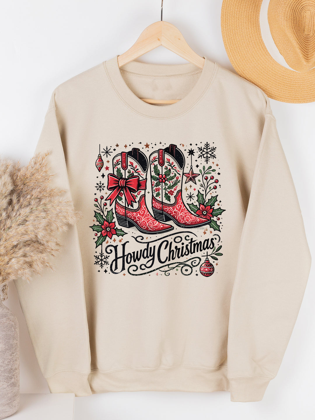 Howdy Christmas Graphic Sweatshirt