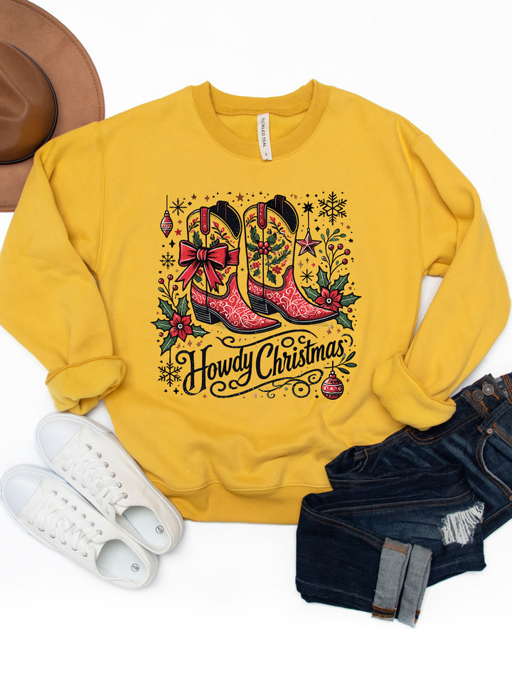 Howdy Christmas Graphic Sweatshirt