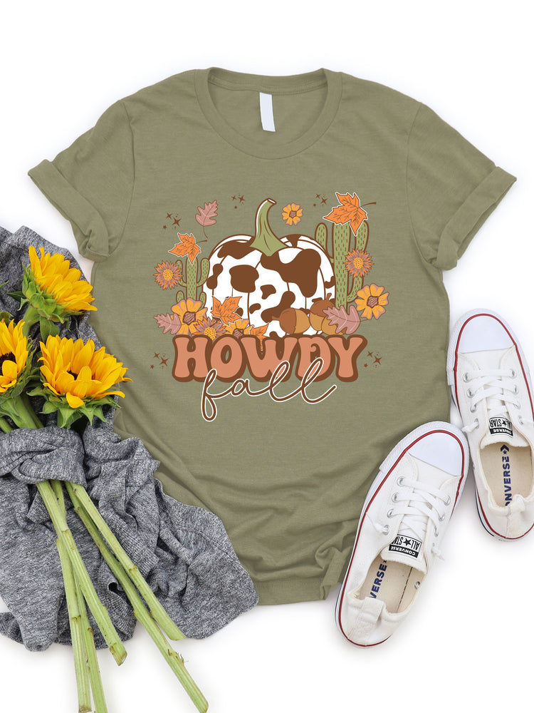 Howdy Fall Cow Graphic Tee