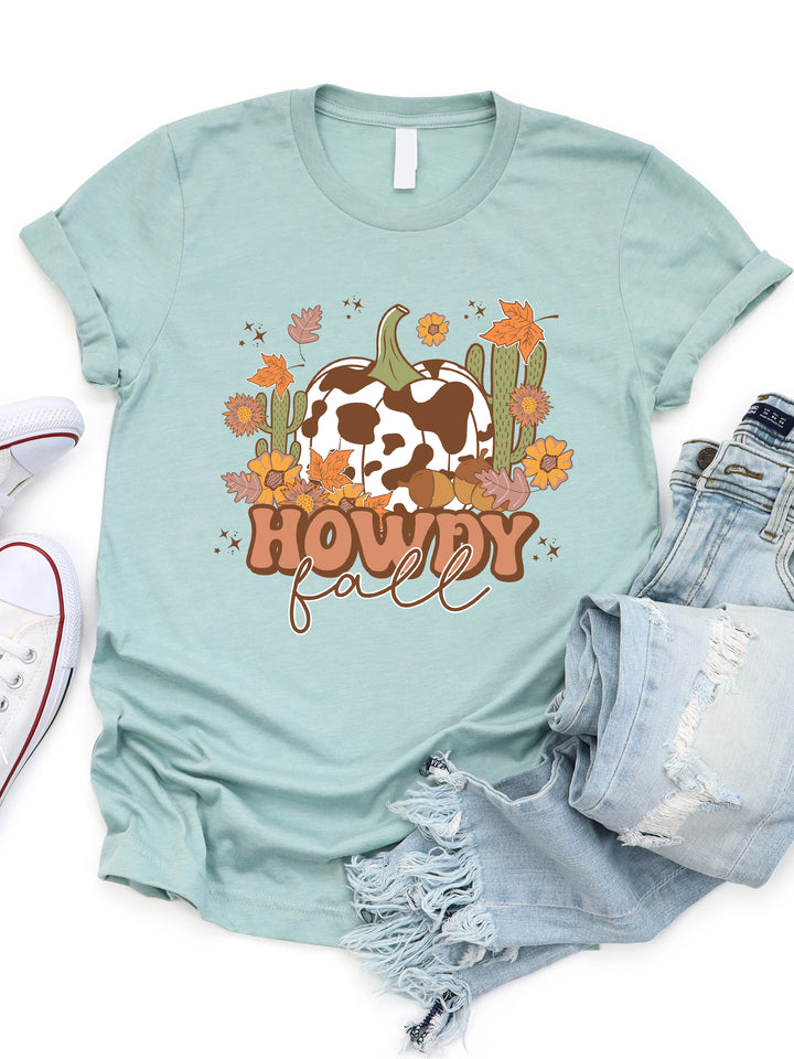 Howdy Fall Cow Graphic Tee