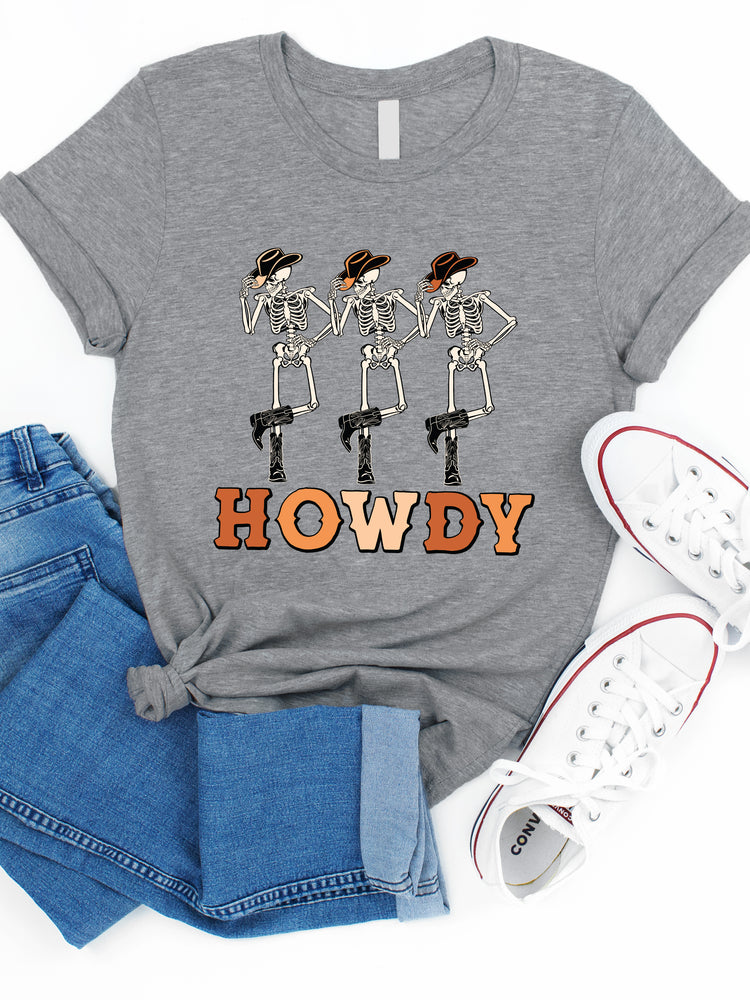 Howdy Skeleton Graphic Tee