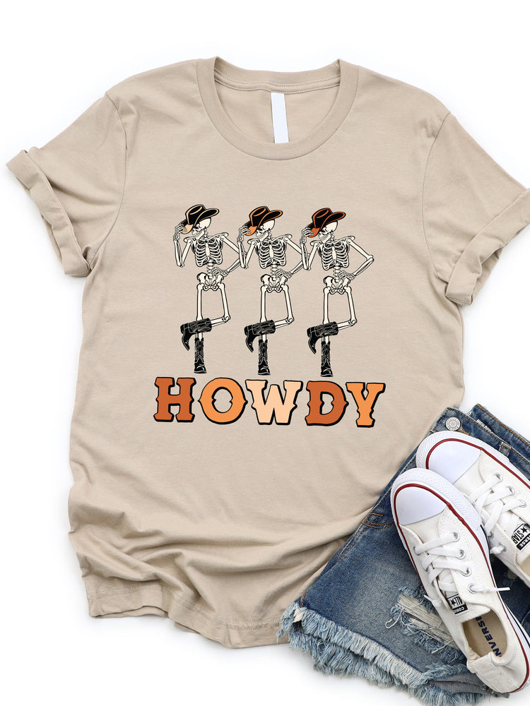 Howdy Skeleton Graphic Tee