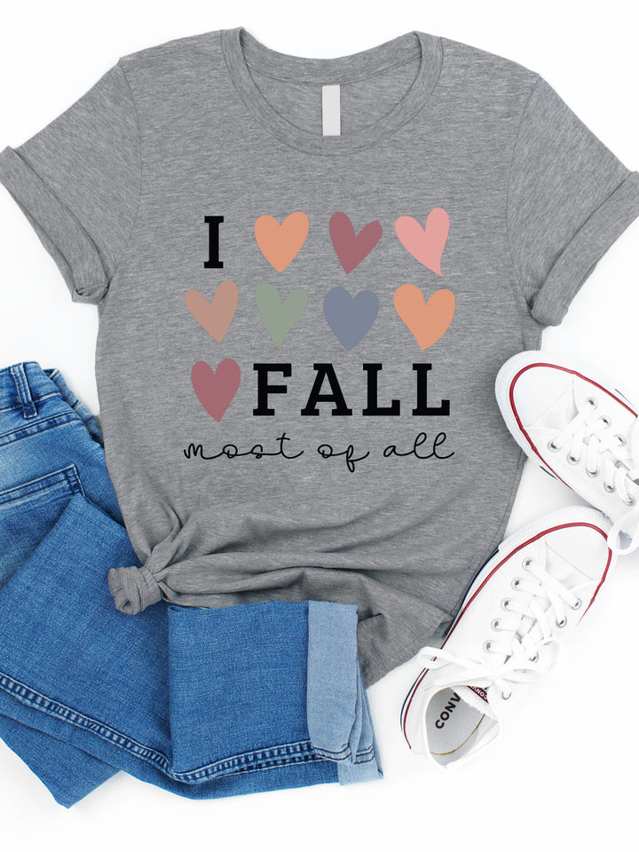 I 🖤 Fall Most Of All Graphic Tee