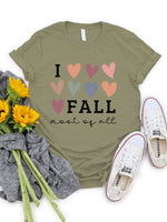 I 🖤 Fall Most Of All Graphic Tee