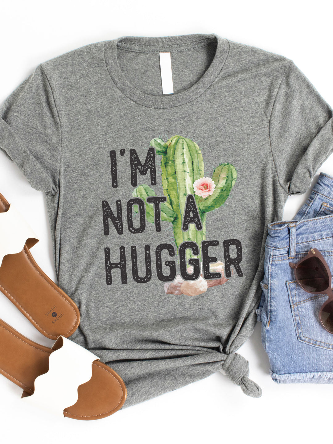 I'm Not A Hugger Graphic Tee