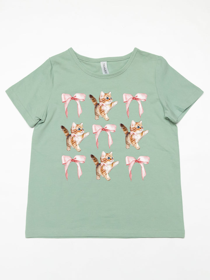 Kittens & Bows Kids Graphic Tee