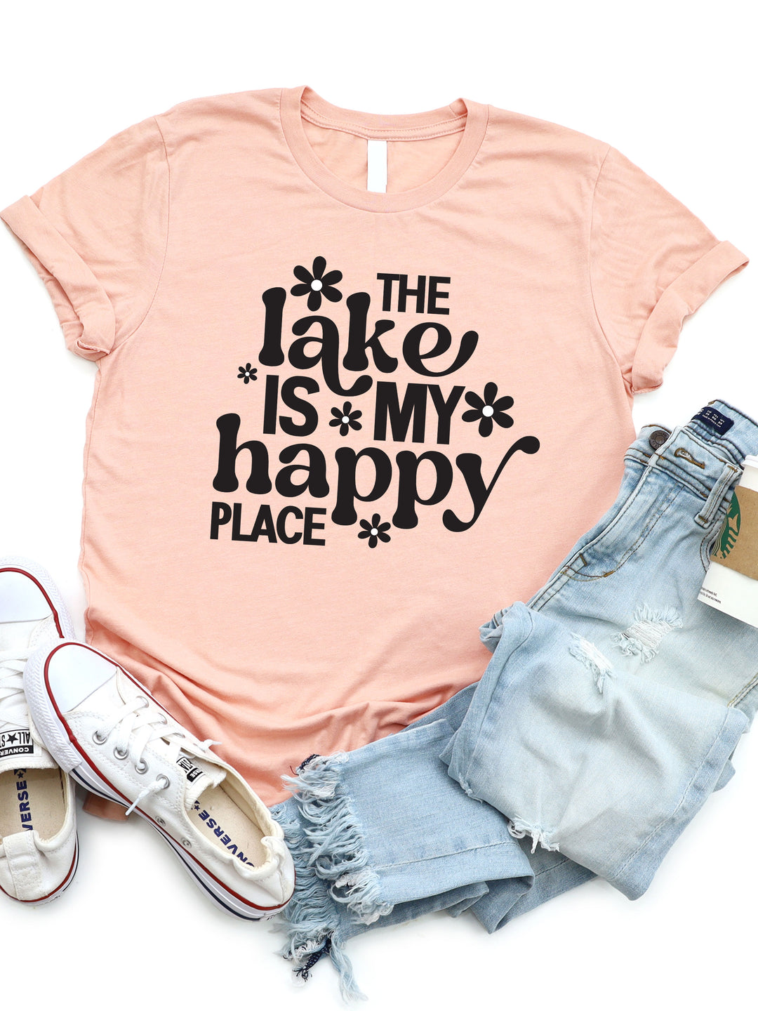 Lake is my Happy Place Graphic Tee