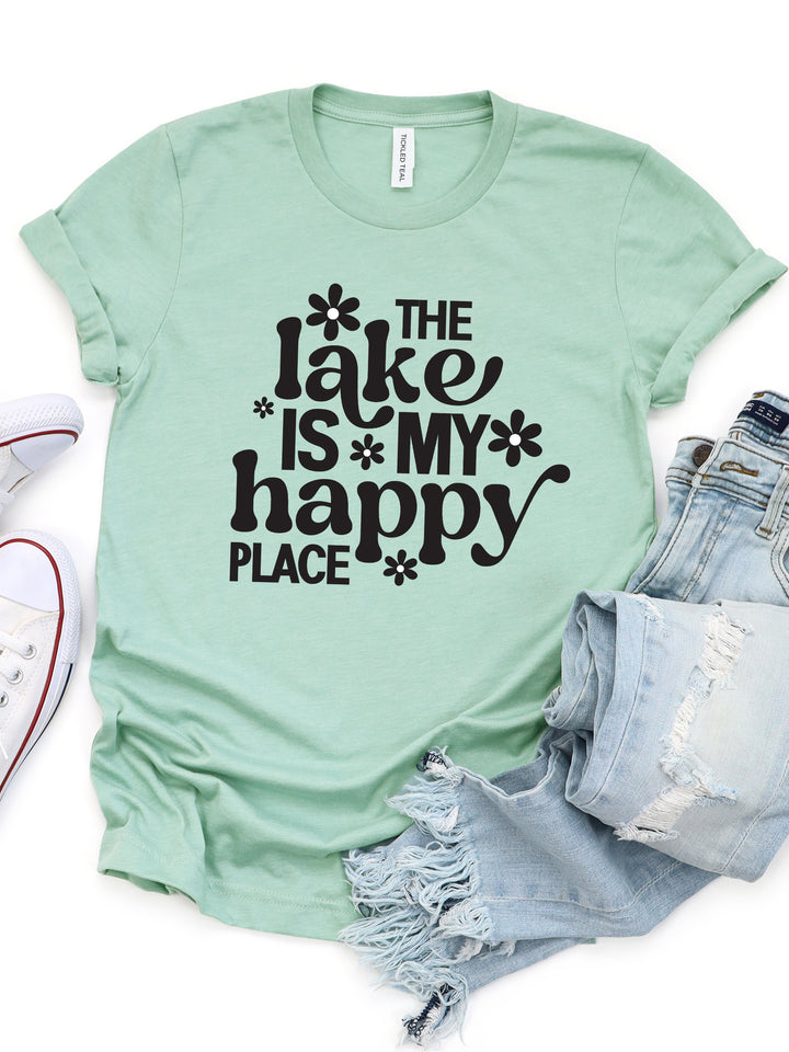 Lake is my Happy Place Graphic Tee