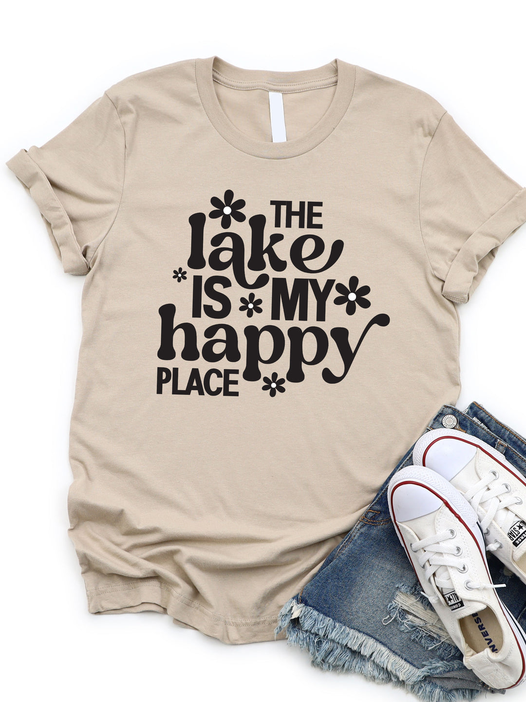 Lake is my Happy Place Graphic Tee