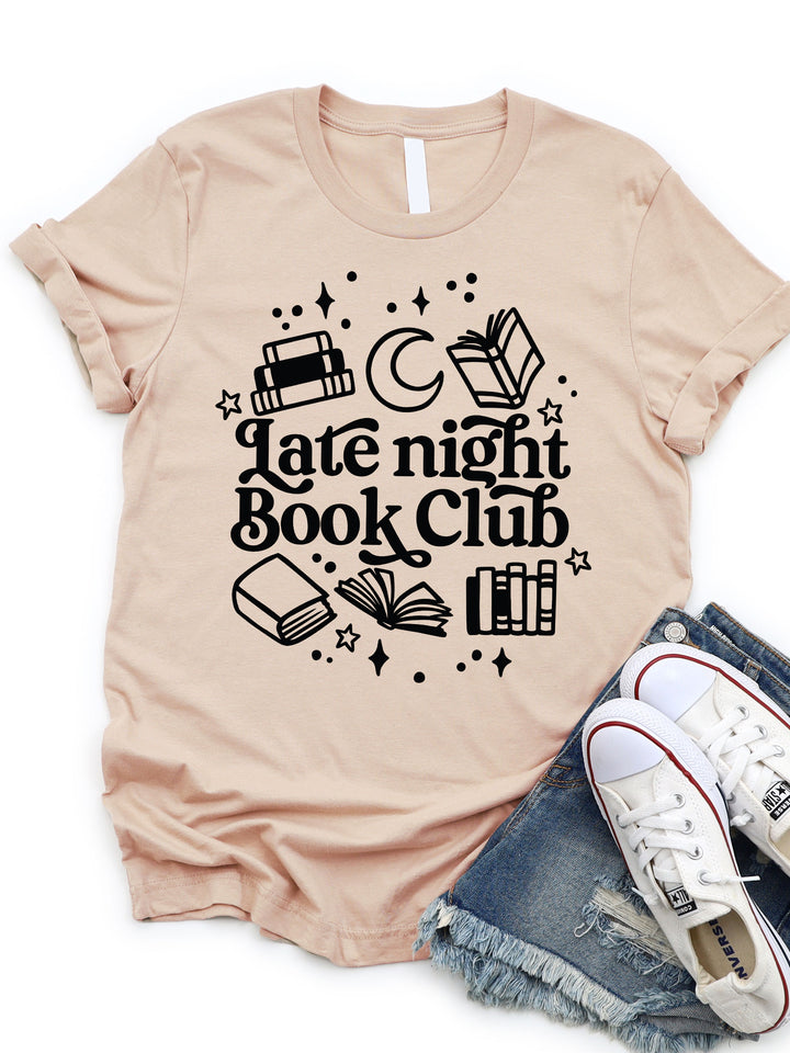 Late Night Book Club Graphic Tee