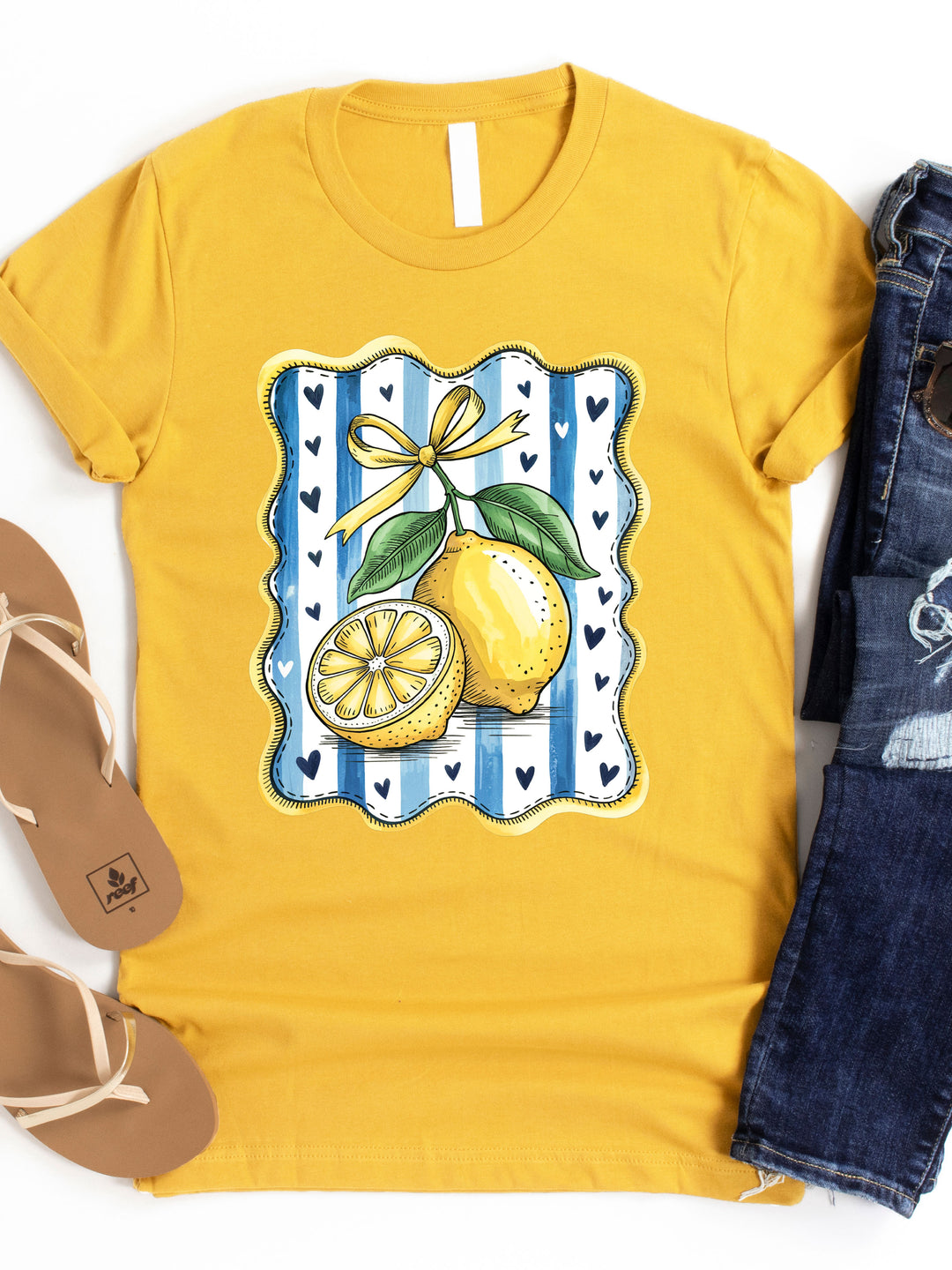 Illustrated Frame Lemons Graphic Tee