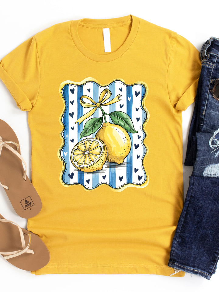 Illustrated Frame Lemons Graphic Tee
