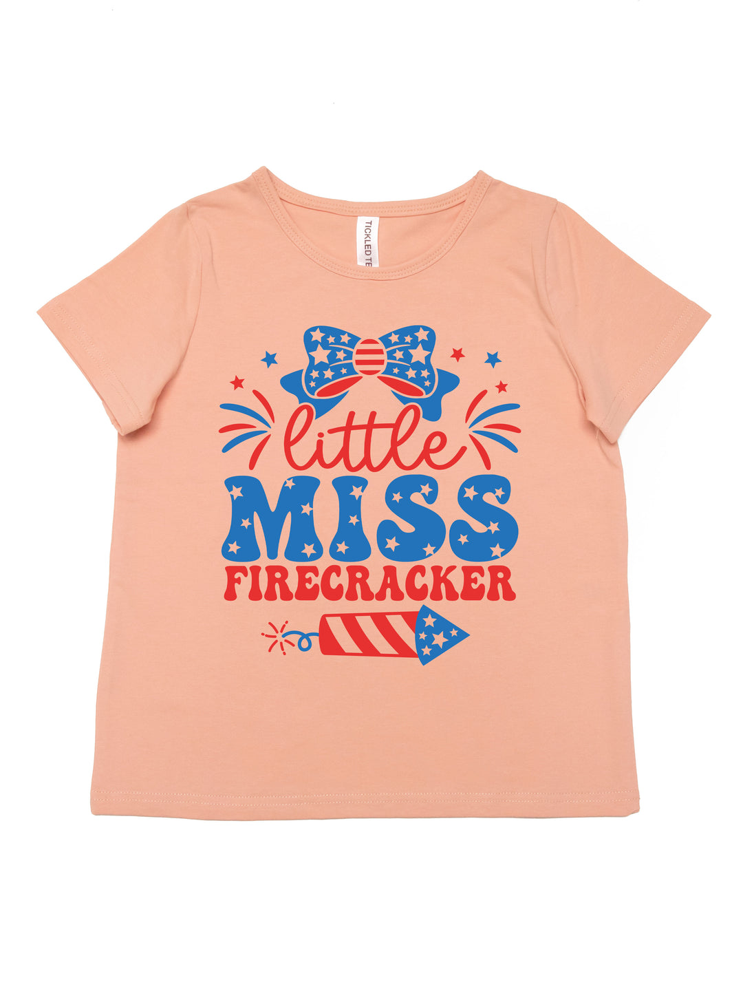 Little Miss Firecracker Kids Graphic Tee