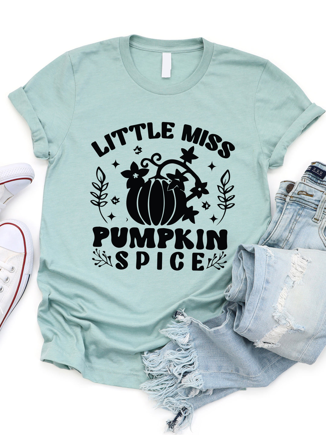 Floral Little Miss Pumpkin Spice Graphic Tee