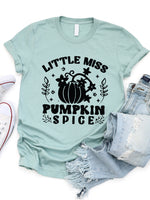 Floral Little Miss Pumpkin Spice Graphic Tee