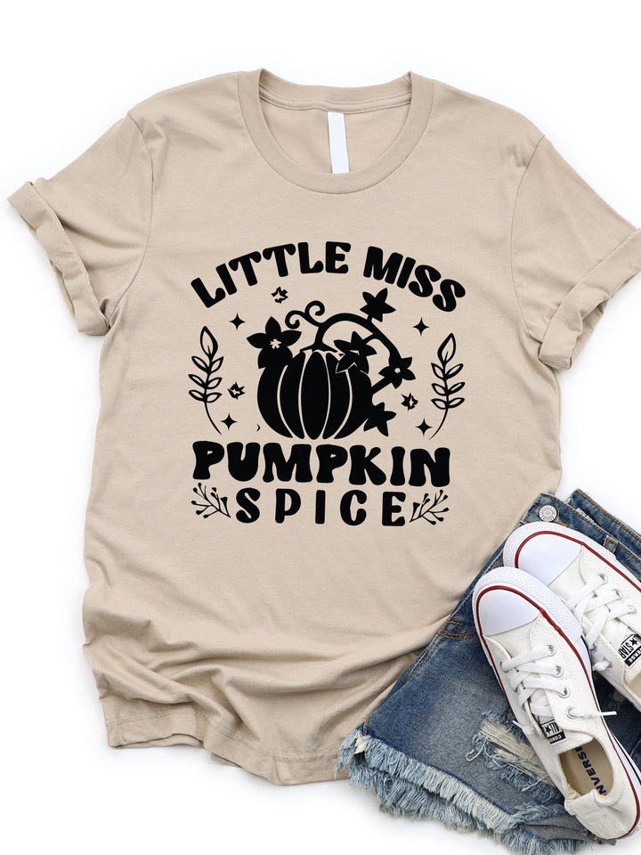 Floral Little Miss Pumpkin Spice Graphic Tee