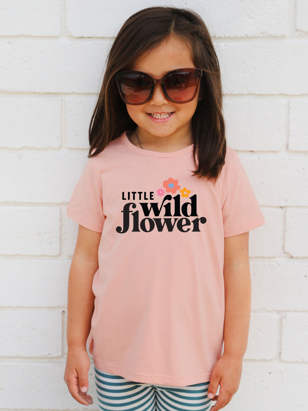 Little Wild Flower Kids Graphic Tee