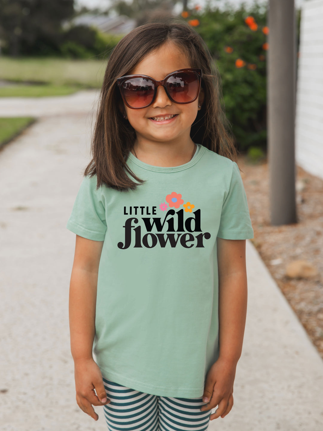 Little Wild Flower Kids Graphic Tee