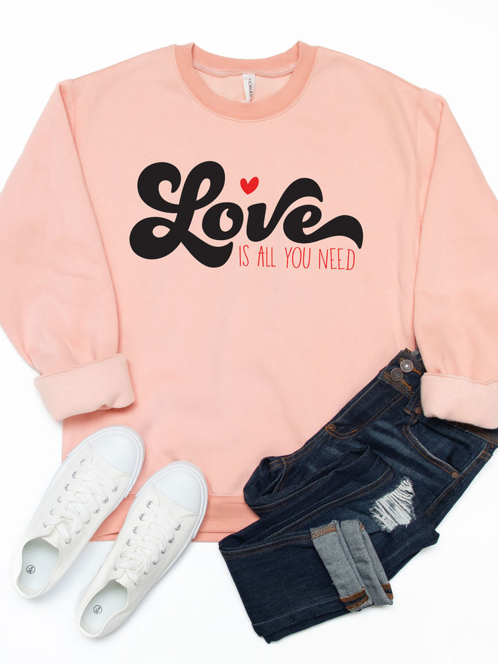 Love is All You Need Graphic Sweatshirt