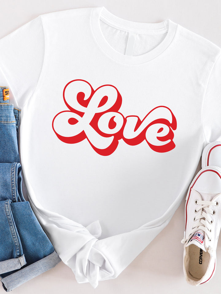 Cursive Love Graphic Tee