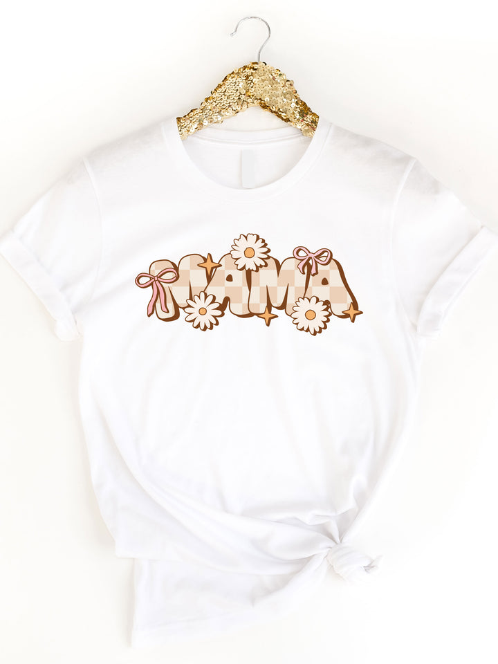 Mama Diasy Bow Graphic Tee