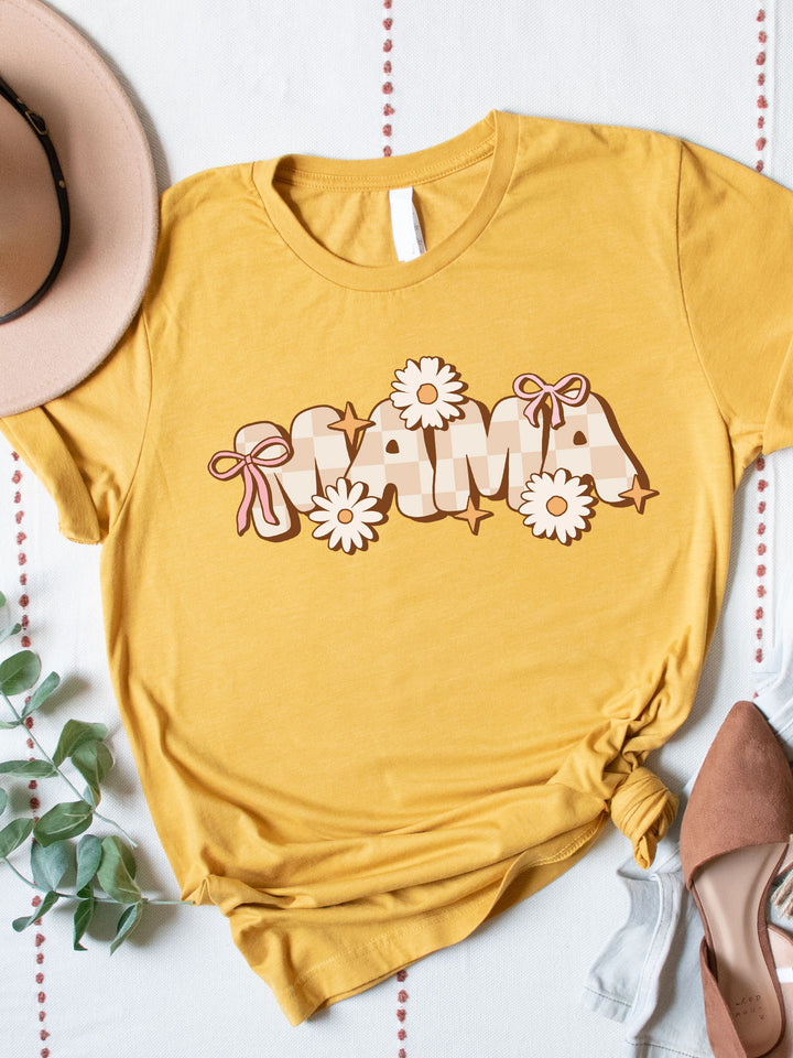 Mama Diasy Bow Graphic Tee