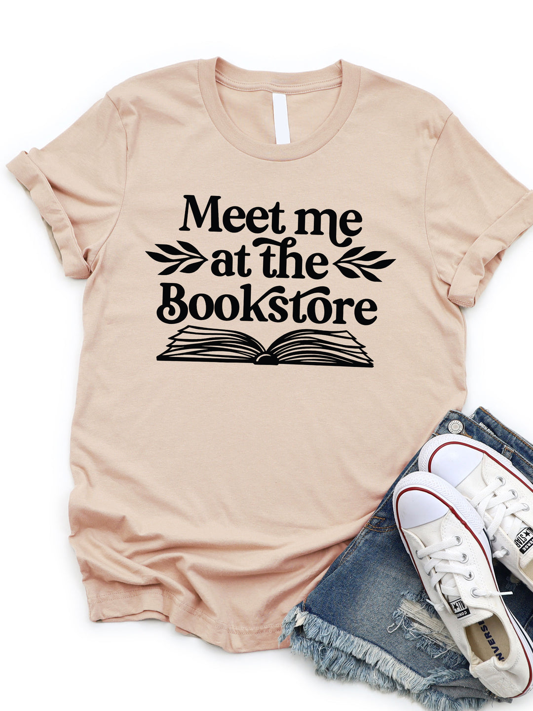 Meet Me At The Bookstore Graphic Tee